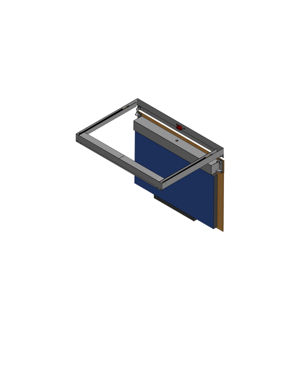 Model WFD-PS-100 Outdoor Flip-Down-Swivel Mount for a 100" TV