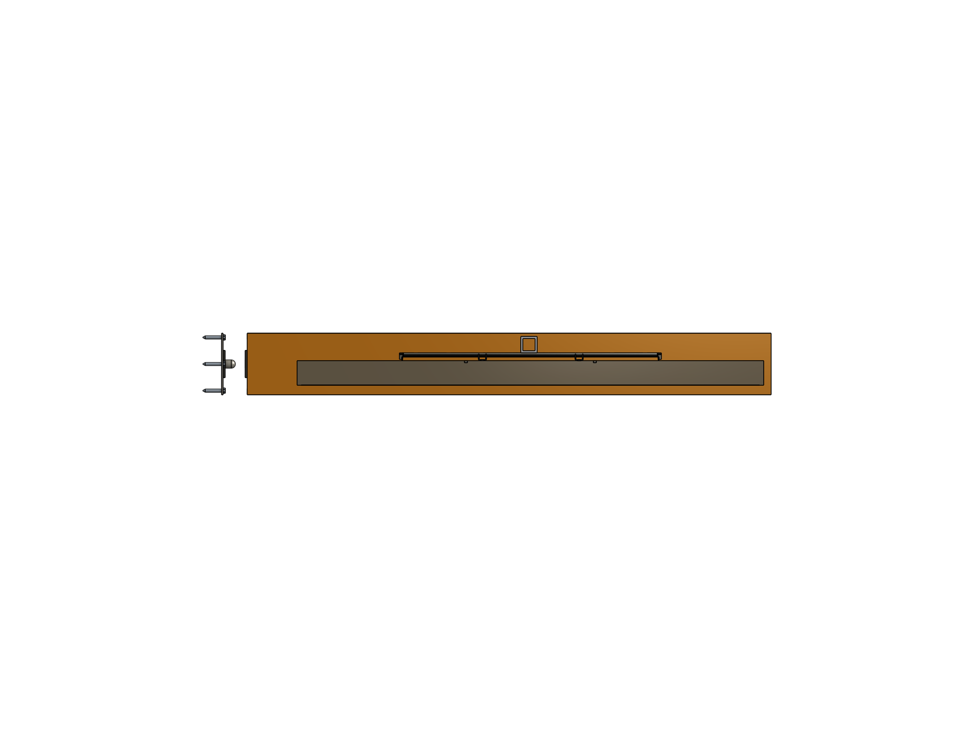 Slide Right Platform For A 65 Inch TV- Model SR-6075-65