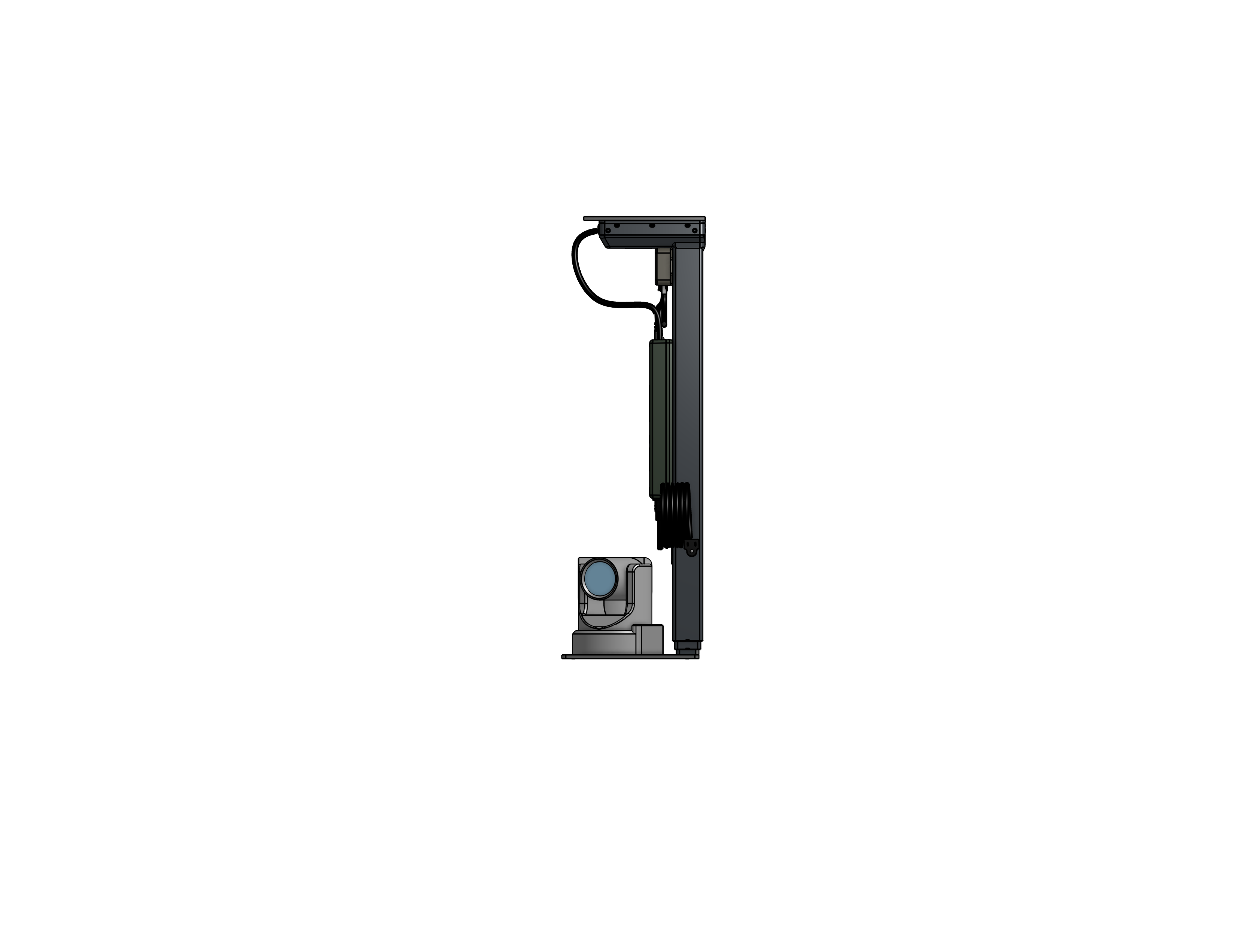 Dual PTZ Camera Lift - Ceiling Mounted  - Travel: 38 Inches - Model DAPTZ-30-38