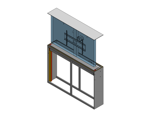 Outdoor Lift For A 75 Inch TV  Travel: 45"  Cap: 300 Pounds  Model: BG-45-30-75 - Auton Motorized Systems