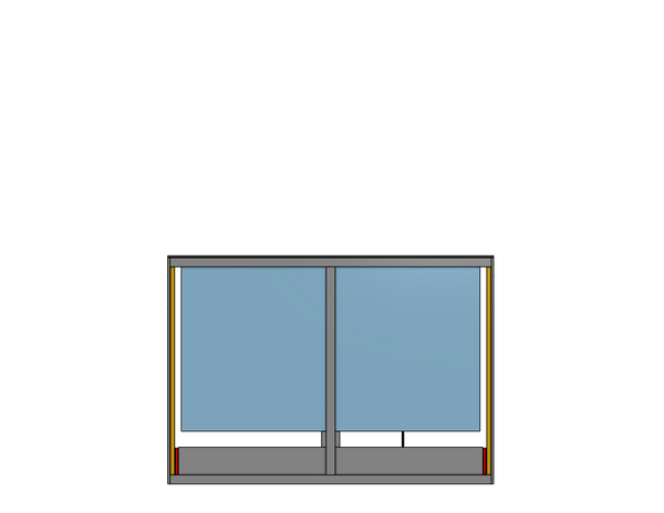 Outdoor Lift For A 75 Inch TV  Travel: 45"  Cap: 300 Pounds  Model: BG-45-30-75 - Auton Motorized Systems