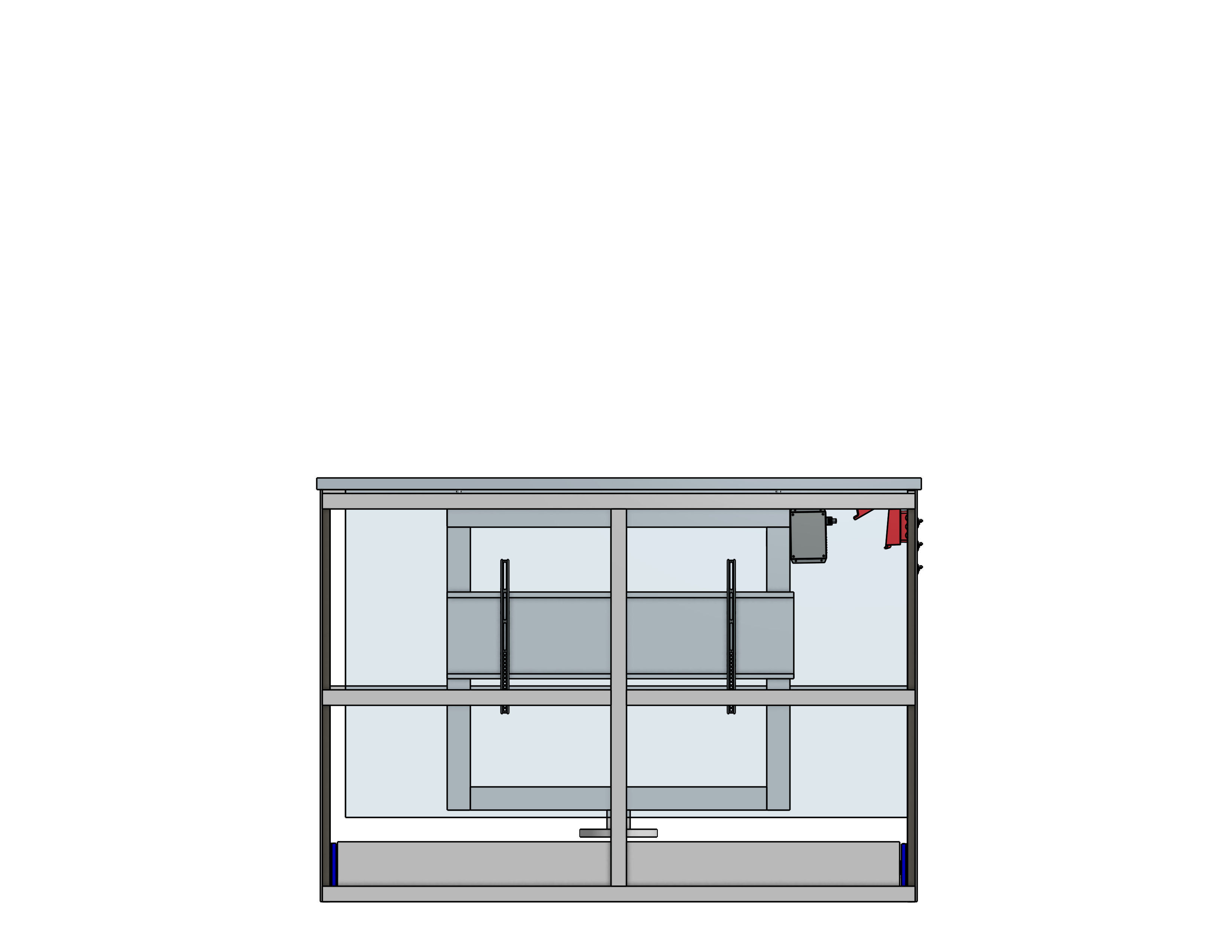 Outdoor Lift-Swivel For A 75 Inch TV  Travel: 45 Inches  Capacity: 300 Pounds ------ Model BG-45-30-PS-75 - Auton Motorized Systems
