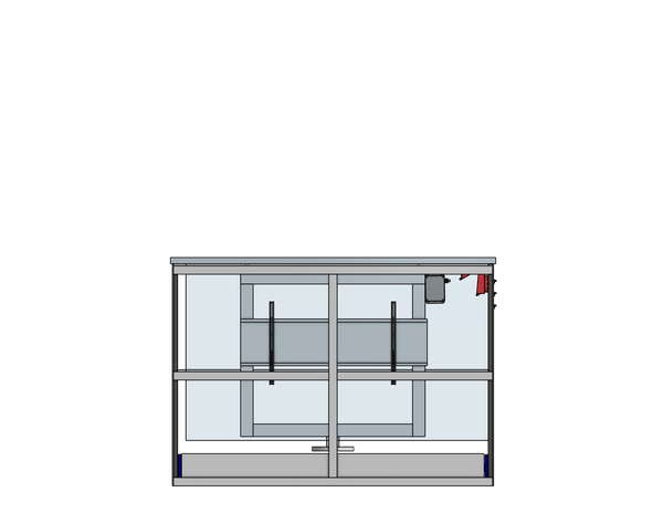 Outdoor Lift-Swivel For A 75 Inch TV  Travel: 45 Inches  Capacity: 300 Pounds ------ Model BG-45-30-PS-75 - Auton Motorized Systems