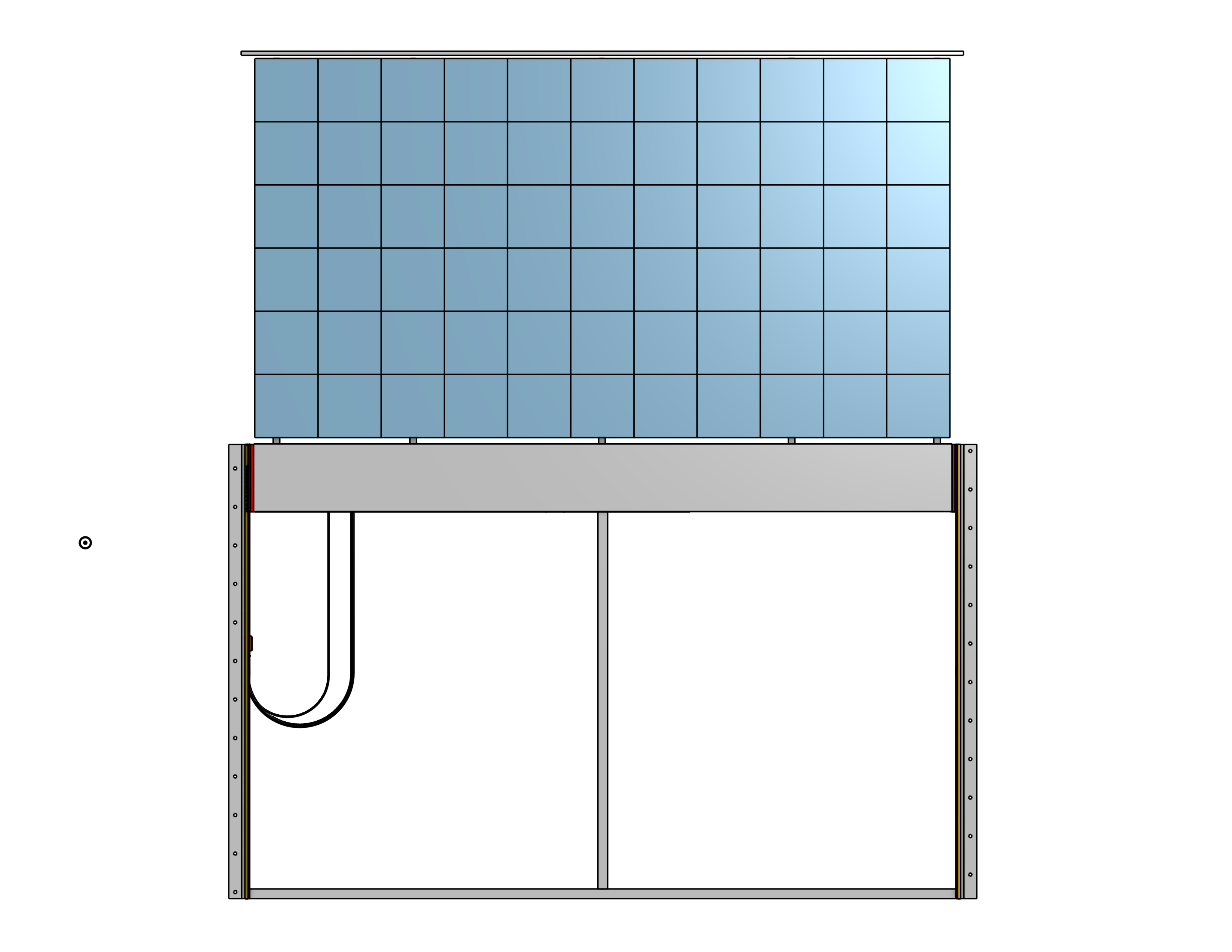 Video-Wall Lift - Screen Size: 216 x 118 - Auton Motorized Systems